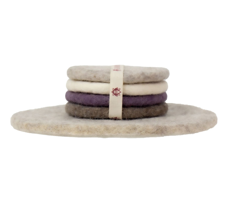 Global Crafts Felt Macaroon Trivet & Coaster Gift Set — View 15