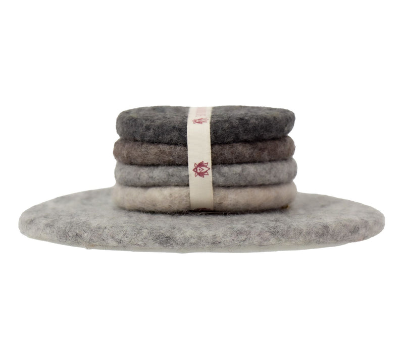 Global Crafts Felt Macaroon Trivet & Coaster Gift Set — View 17