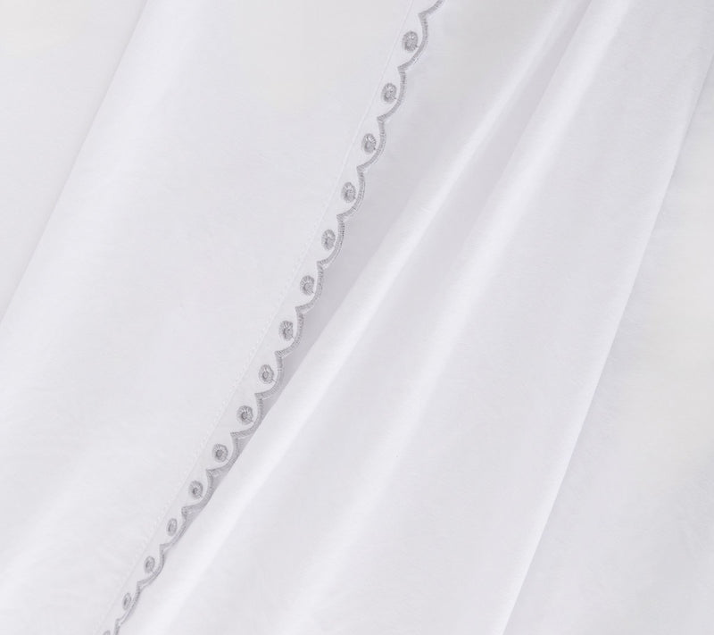Berkshire Eyelet Embroidered Heritage Wash Sheet Set-Queen — View 13