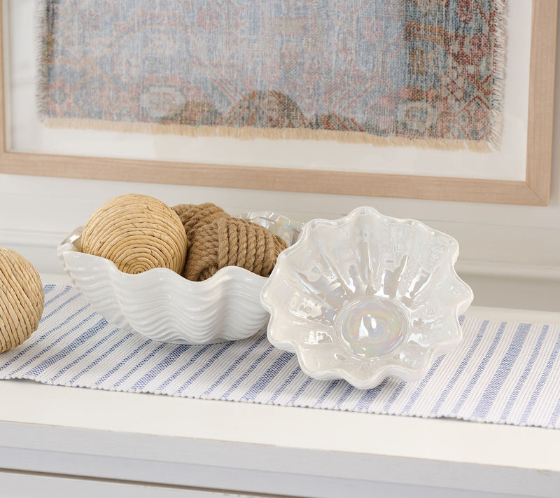 Home Reflections S/2 Coastal Irridescent Accent Bowl — Main view