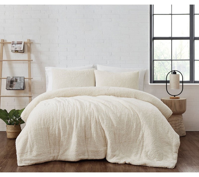 Brooklyn Loom Marshmallow Sherpa King ComforterSet — View 15