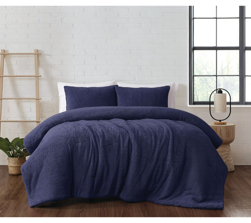 Brooklyn Loom Marshmallow Sherpa King ComforterSet — View 16