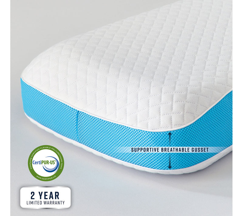 Bodipedic Side and Back Sleeper Memory Foam BedPillow — View 7
