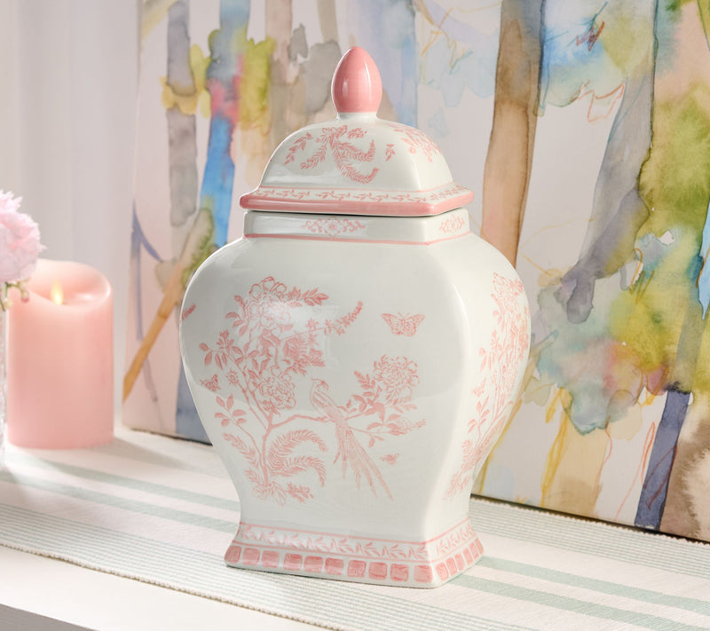 Mrs. H by Dee Hilfiger 13" Porcelain Ginger Jar — View 12