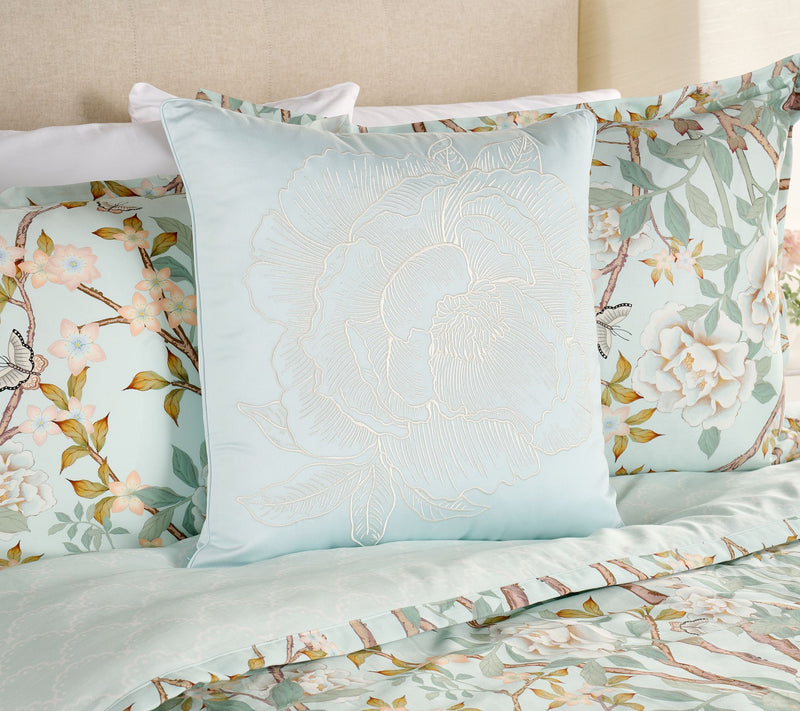 Mrs. H by Dee Hilfiger Embroidered 18" Decorative Pillow — View 3