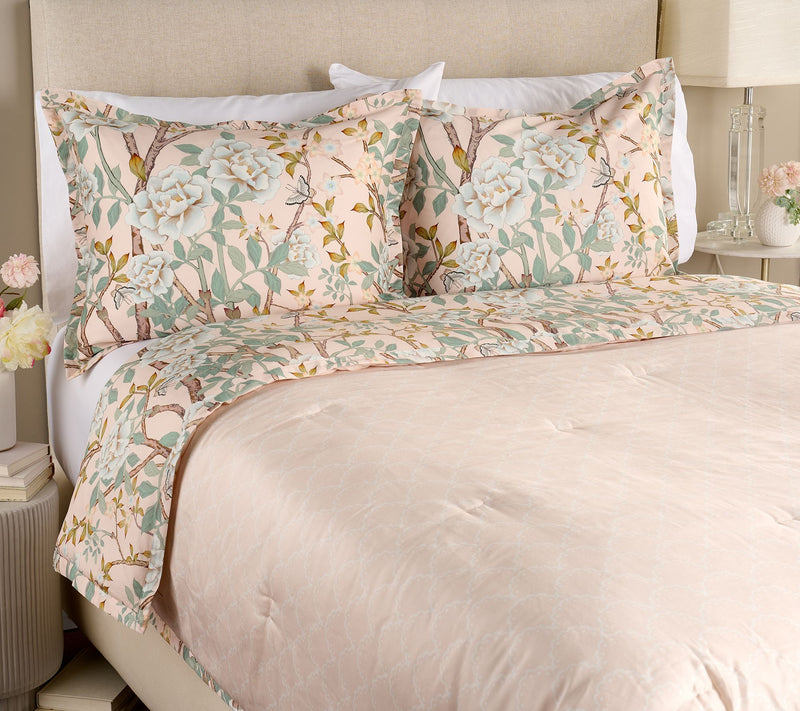 Mrs. H by Dee Hilfiger Cotton Sateen Comforter & Sham Set - QN — View 6
