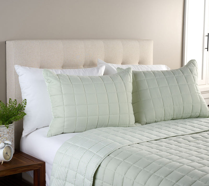 Home Reflections Reversible Quilt & Sham Set - Full — View 17