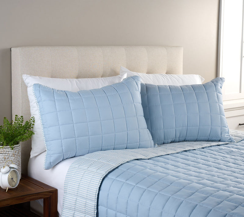 Home Reflections Reversible Quilt & Sham Set - Queen — View 16