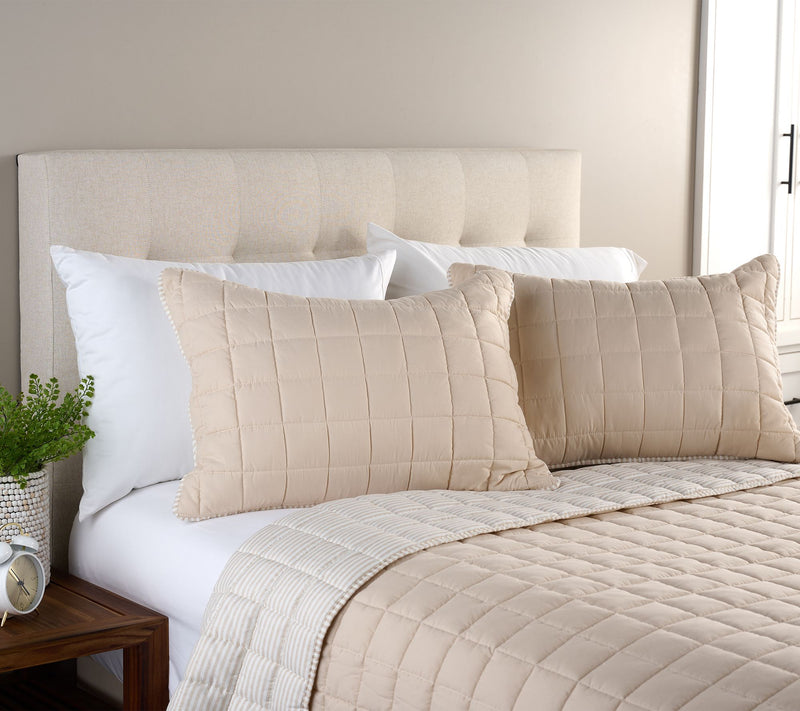 Home Reflections Reversible Quilt & Sham Set - King — View 18