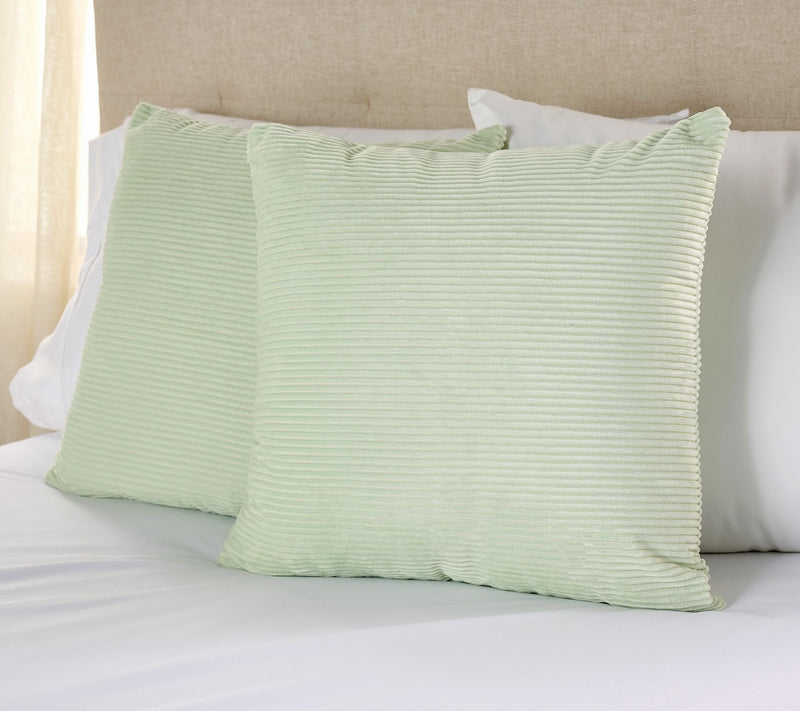 Home Reflections S/2 Ribbed Velvet 18x18 Dec Pillows — View 9