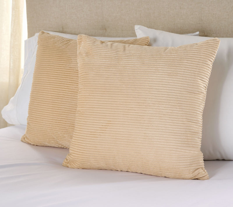 Home Reflections S/2 Ribbed Velvet 18x18 Dec Pillows — View 11