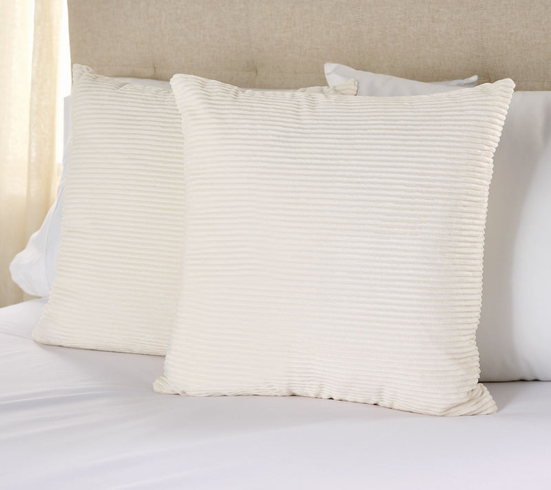 Home Reflections S/2 Ribbed Velvet 18x18 Dec Pillows — View 13