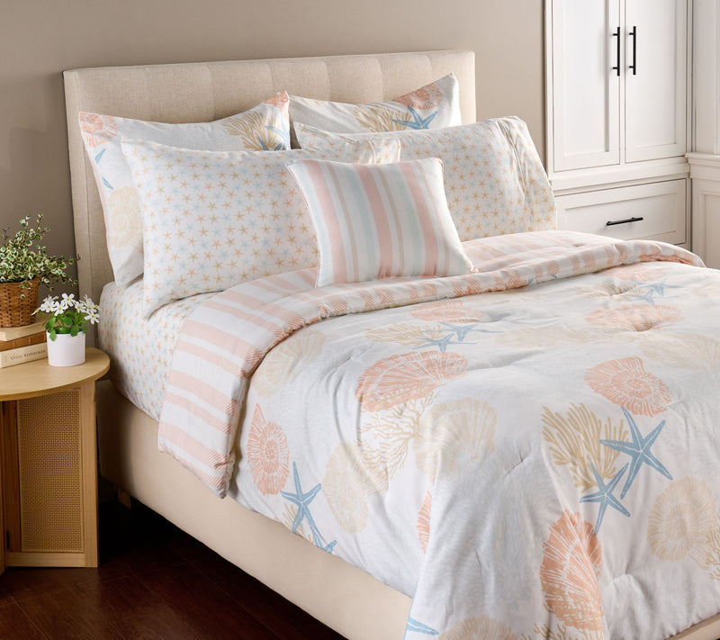 Home Reflections Coastal 8pc Queen Bedding Set — View 8
