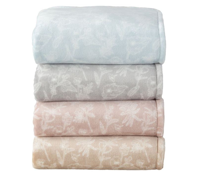 Berkshire Farmhouse Fleur Printed Velvetsoft Blanket - King — View 7