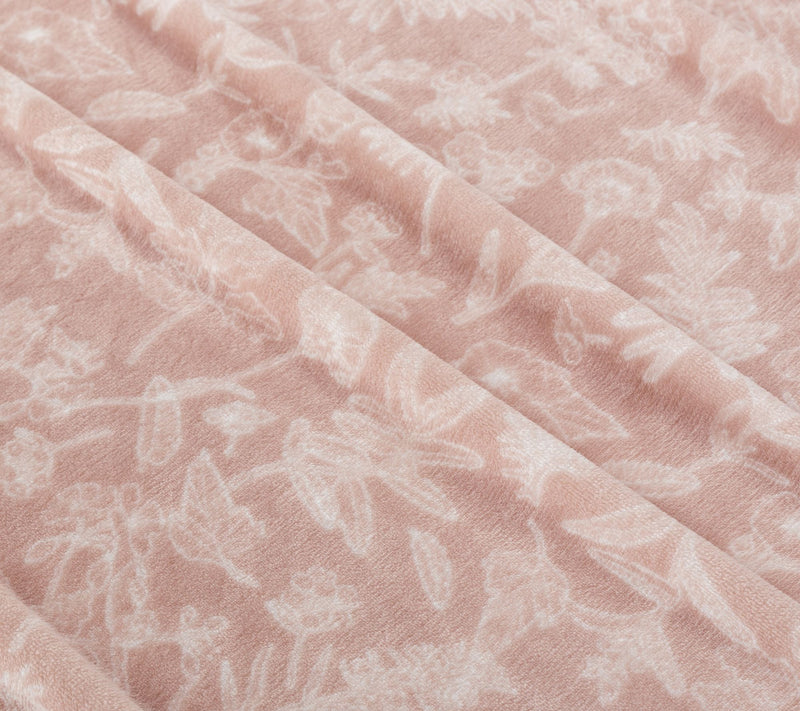 Berkshire Farmhouse Fleur Printed Velvetsoft Blanket - King — View 5