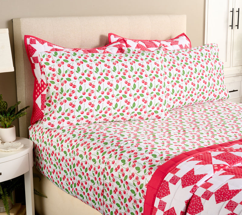 Martha Stewart 300TC Cotton Printed Sheet Set Twin — View 7