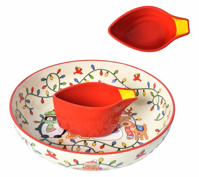 Temp-tations Seasonal 3-qt Chip and Dip Bowl — View 9