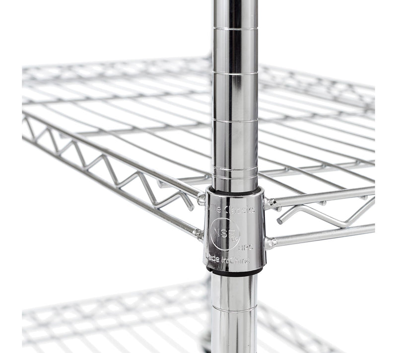 Seville Classics NSF Rolling Kitchen Utility Cart — View 6