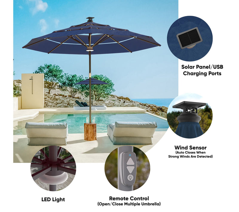 Above Height Generation 2 Smart 11ft Umbrella — View 3