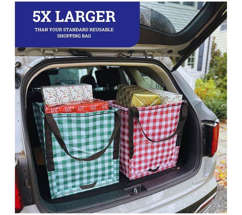 DuraSack Set of (2) Holiday 22-gal Heavy Duty Home & Yard Tote — View 7