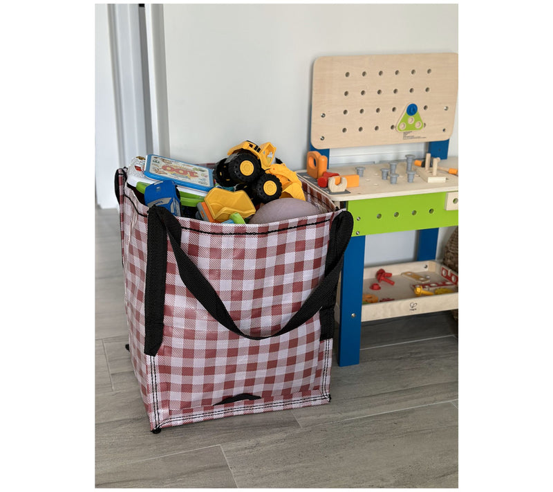 DuraSack Gingham 22-gallon Heavy Duty Home & Yard Tote — View 8