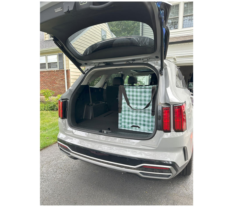 DuraSack Set of (4) Gingham 22-gal Heavy Duty Home & Yard Tote — View 3