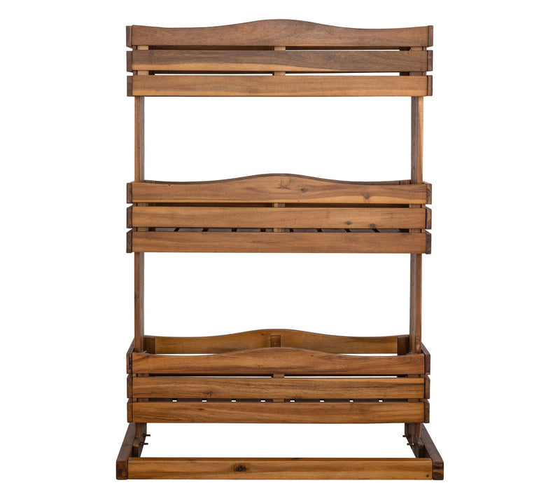 Seville Classics 3-Tier Acacia Wood Vertical Garden Planter — View 2