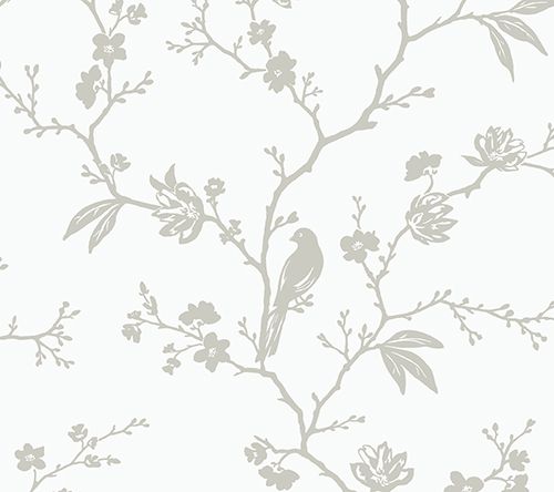 NextWall Songbird Chinoiserie Peel and Stick Wallpaper — View 7