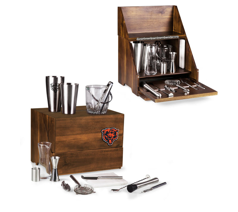 Legacy NFL Madison Acacia Wood Tabletop Bar Set — View 39
