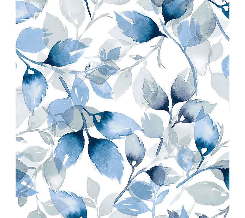 Lillian August Watercolor Leaves Peel and StickWallpaper — Main view
