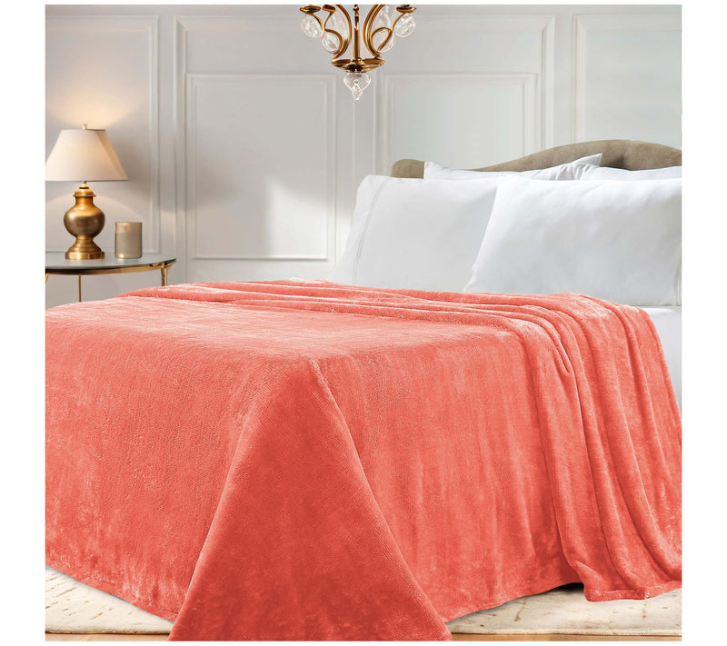 Superior Solid Fleece Medium Weight Fluffy SoftBlanket King — View 24