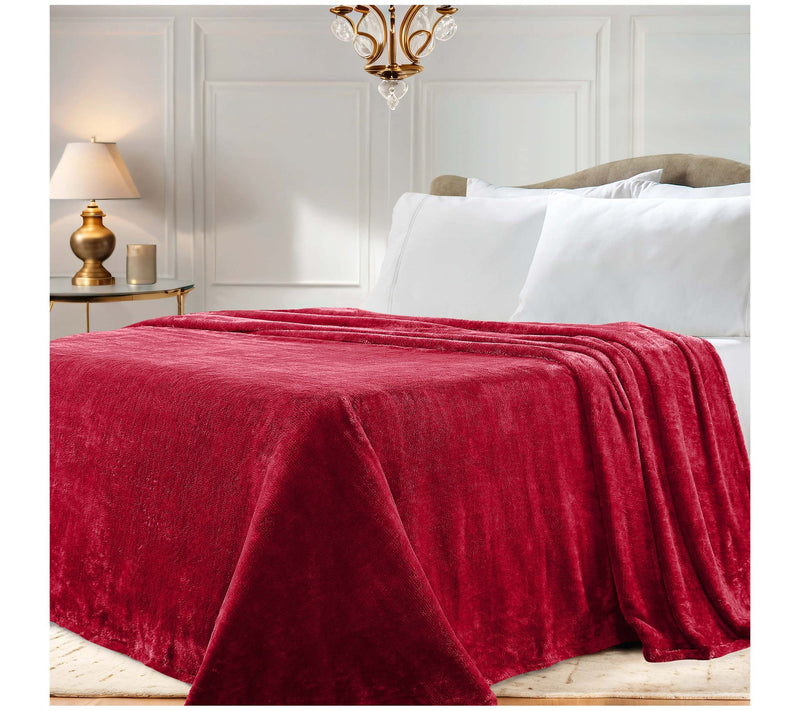 Superior Solid Fleece Medium Weight Fluffy SoftBlanket King — View 27