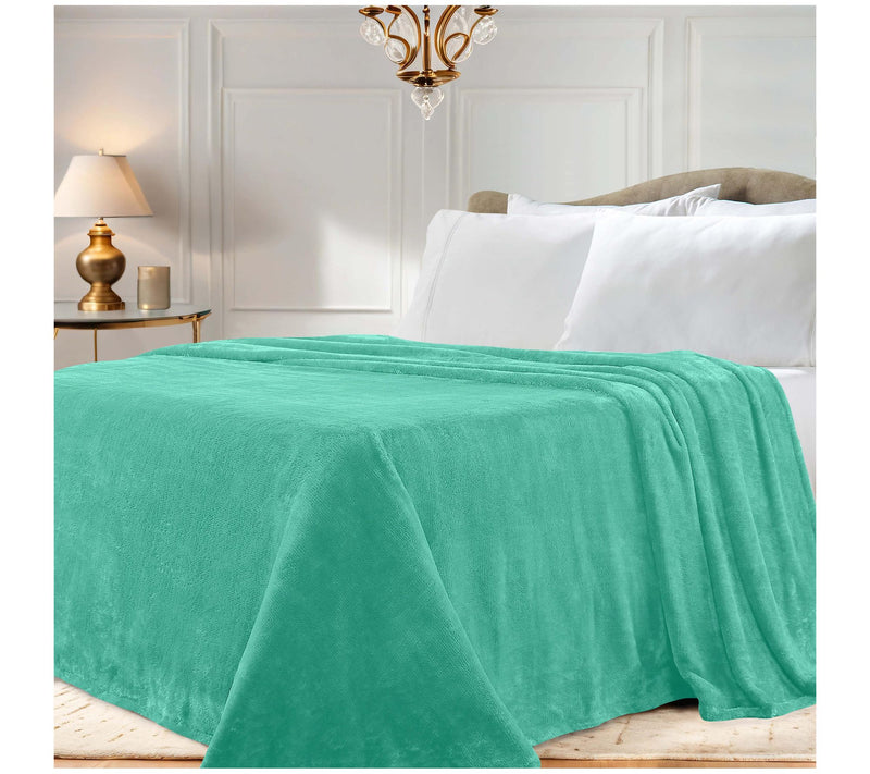 Superior Solid Fleece Medium Weight Fluffy SoftBlanket King — View 29