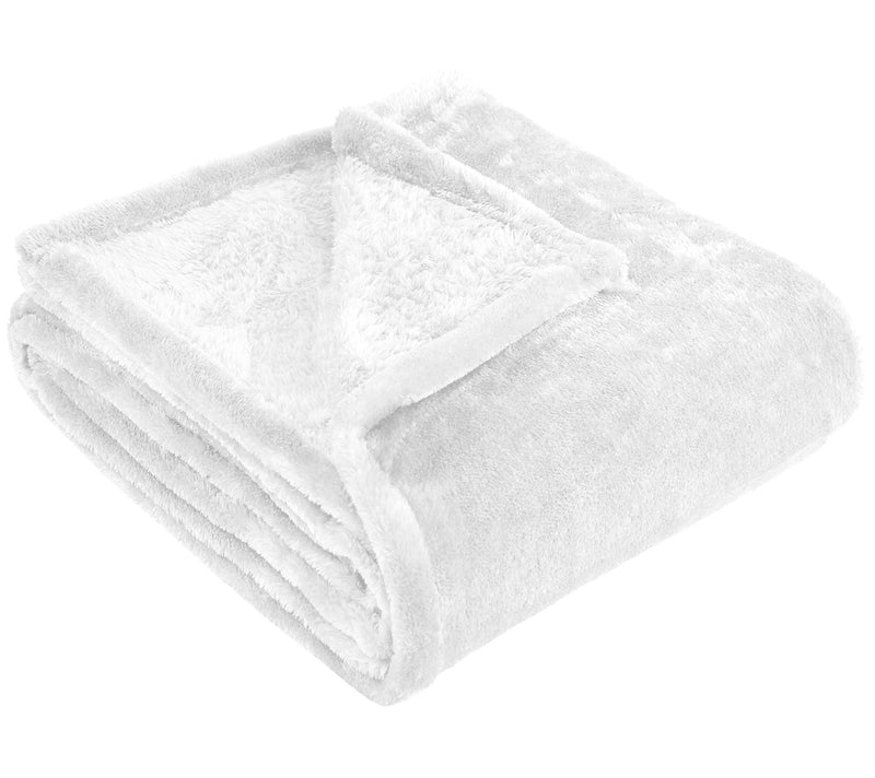 Superior Solid Fleece Medium Weight Fluffy SoftBlanket King — View 5
