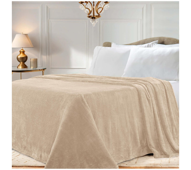 Superior Solid Fleece Medium Weight Fluffy SoftBlanket King — View 31