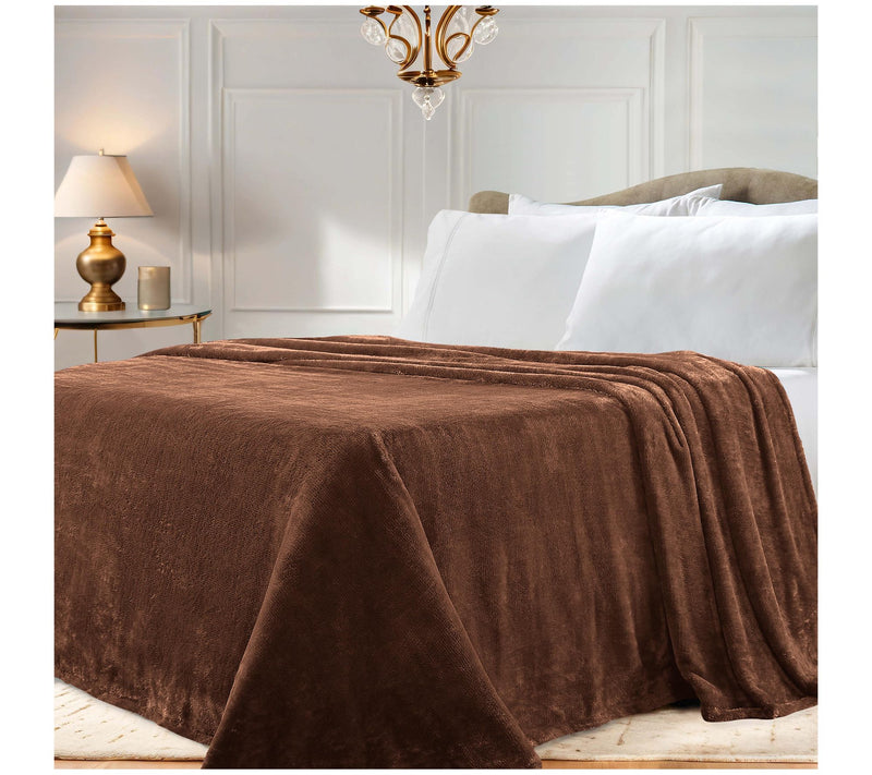 Superior Solid Fleece Medium Weight Fluffy SoftBlanket King — View 32