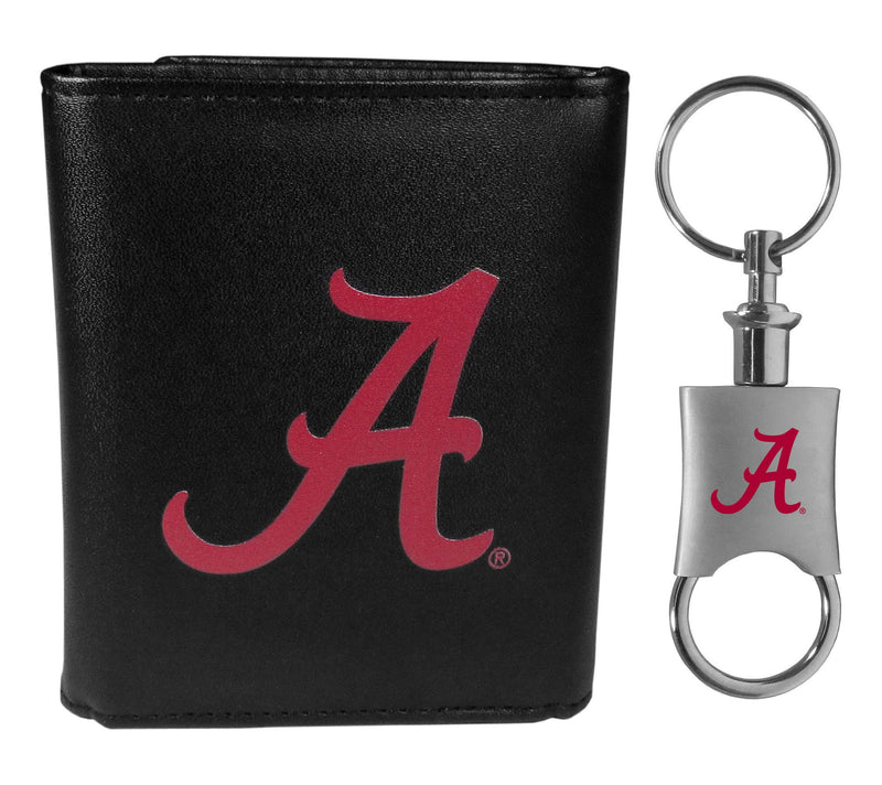Siskiyou Sports NCAA Leather Tri-Fold & Valet Key Chain — Main view