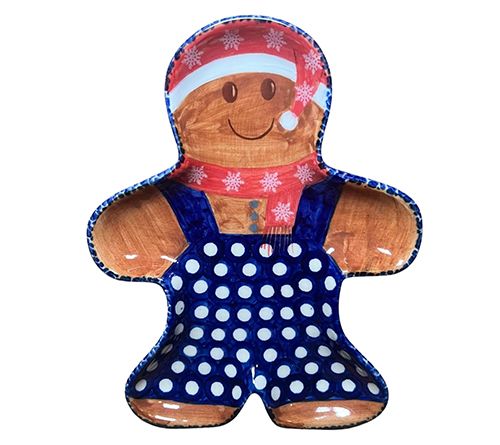 Lidia's Polish Pottery Medium Gingerbread Platter — View 5