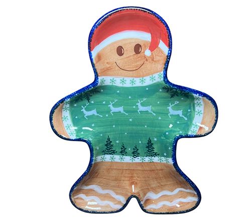 Lidia's Polish Pottery Medium Gingerbread Platter — View 6