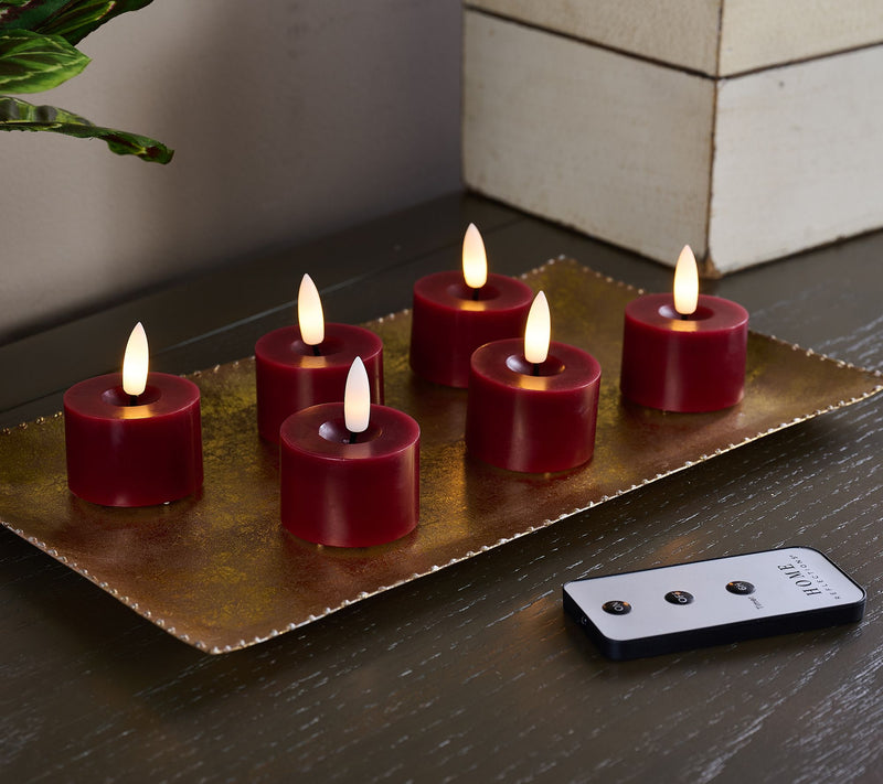 Home Reflections Set of 6 Flameless Tealights — View 3