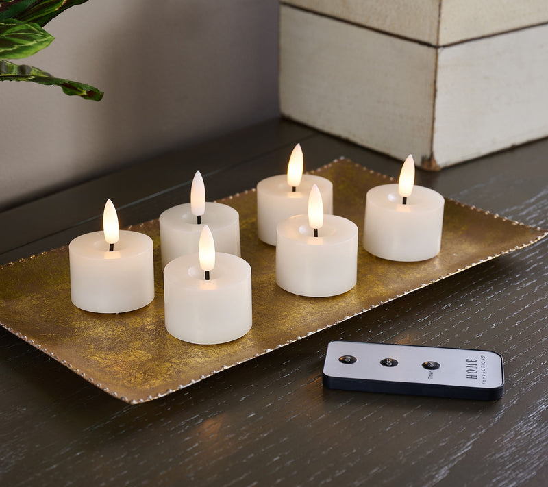 Home Reflections Set of 6 Flameless Tealights — View 11