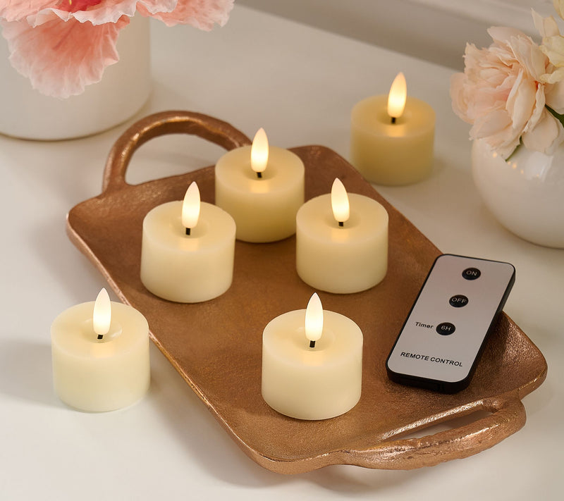 Home Reflections Set of 6 Flameless Tealights — View 2