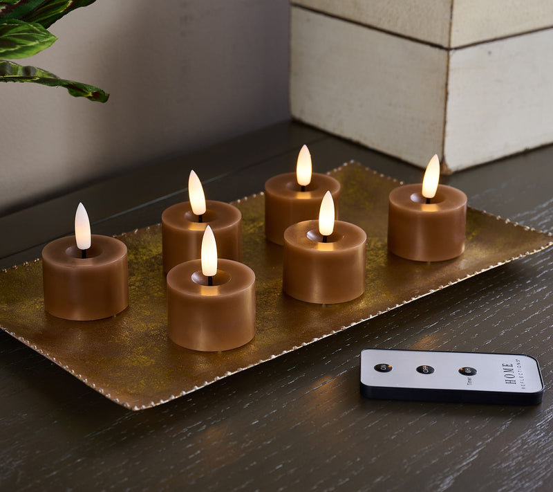 Home Reflections Set of 6 Flameless Tealights — View 12