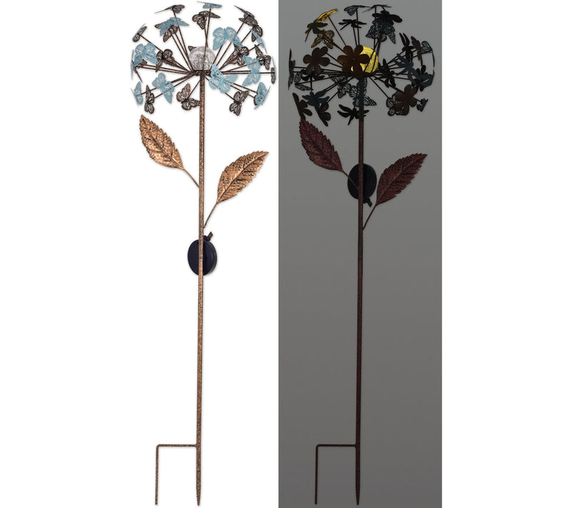 Sunset Vista Designs Butterfly Blossom Solar Stake — Main view