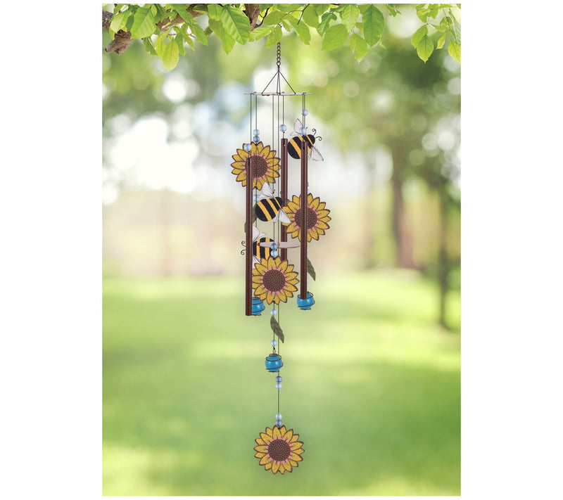 Sunset Vista Designs Wind Chimes with Bees or Ladybugs — View 6