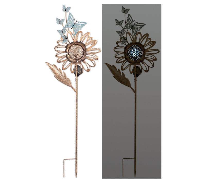 Sunset Vista Designs Butterfly Explosion SolarStake — View 2