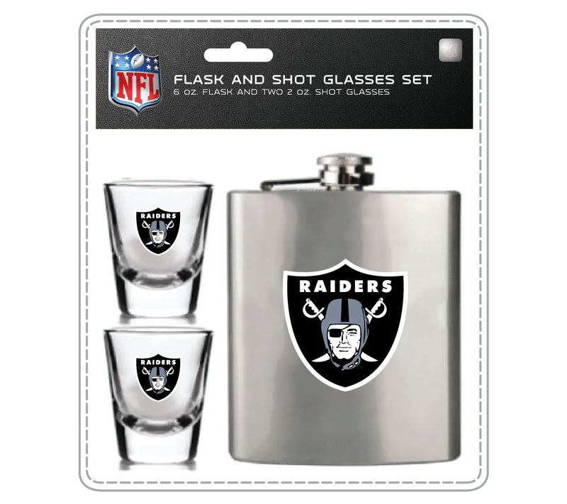 Mojo Licensing NFL Flask Set - 1 Flask and 2 Shot Glasses — View 34