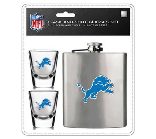 Mojo Licensing NFL Flask Set - 1 Flask and 2 Shot Glasses — View 20