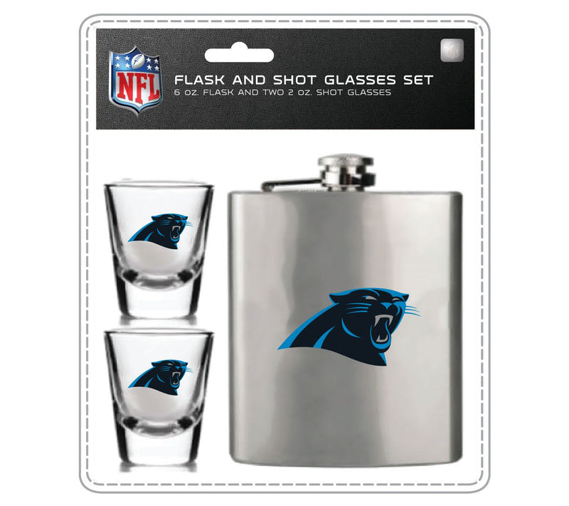 Mojo Licensing NFL Flask Set - 1 Flask and 2 Shot Glasses — View 54