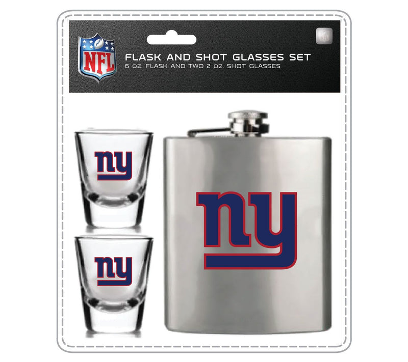 Mojo Licensing NFL Flask Set - 1 Flask and 2 Shot Glasses — View 56